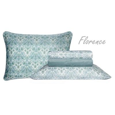 Jogo de Cama Florence Casal 4 Peças 140 Fios 50% Algodão e 50% Poliéster Branco