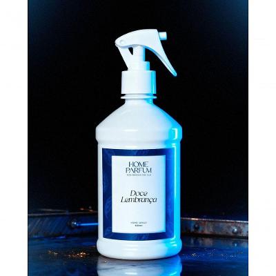 Home Spray Doce Lembrança Perfuma Ambientes Fragrância Acolhedora Fórmula sem Etanol 500ML