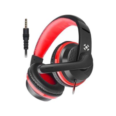 Headset Gamer Fortrek Spider Black P3 com Microfone Preto Vermelho