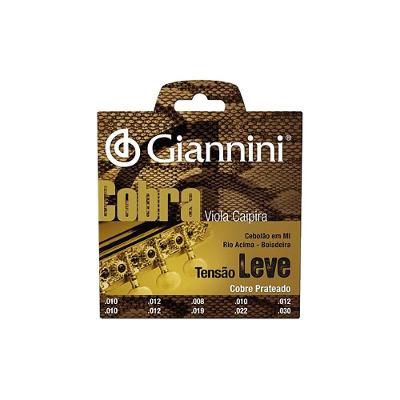 Corda para Viola Caipira GESVL Leve Nucleo Aco Revestimento Cobre Prateado Giannini