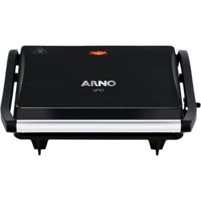 Grill Arno Compact Gpto Placa Superior Ajustável Antiaderente Preto 110V