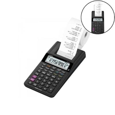 Calculadora com Bobina Compacta Casio HR-8RC-WE-B-DC 12 Dígitos com Teclado de Memória