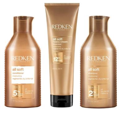 Kit Shampoo + Condicionador + Máscara All Soft Hidratação Redken 300ML + 300ML + 250ML