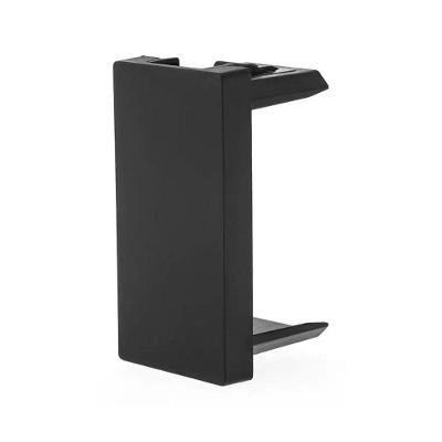 Módulo Cego 1 611047PT Linha Pialplus+ Energia Iluminação Comunicação Preto Legrand