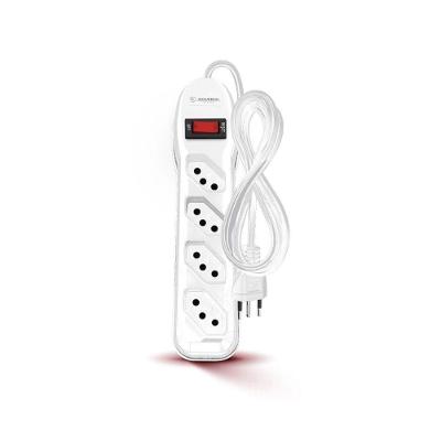 Filtro de Linha Circuit Breaker Bivolt 4 Tomadas Proteção Sobrecarga Curto Cabo PP 1m Megatron