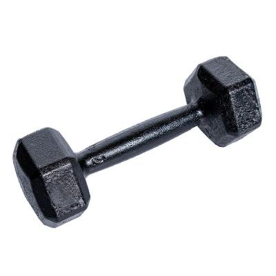 Halter Sextavado 3kg Pintado Cabo Anatômico Preto Iniciativa Fitness