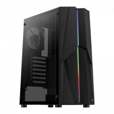 Gabinete Gamer Mecha Mid Tower ATX Aço RGB Preto Aerocool
