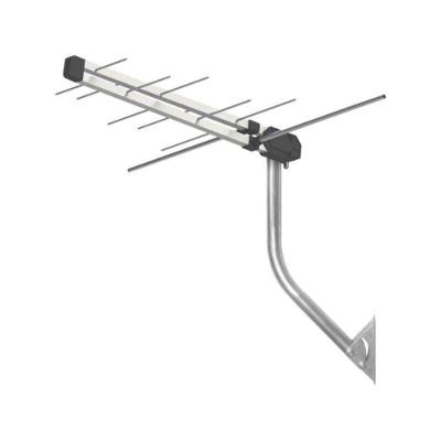 Kit Antena Externa Digital Proeletronic PROHD-3610 TV Alta Definição VHF UHF FM HDTV Mastro Cabo 12M