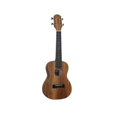 Ukulele Concerto Acústico GUK-23 ZW Zebra Wood Marrom com Capa Preta de Náilon Giannini