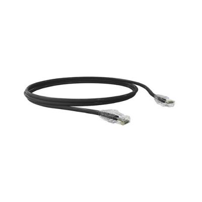 Patch Cord de Rede Cat5e 0.5M Preto T568a para Voz Dados Imagens Furukawa