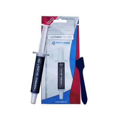Pasta Térmica Implastec Thermal Silver Alta Condução 1,2W-mK 5g Blister