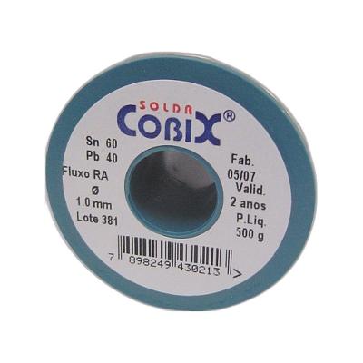 Solda em Fio com Fluxo 60X40 Liga com Elevado Grau de Pureza 1.0MM 500G