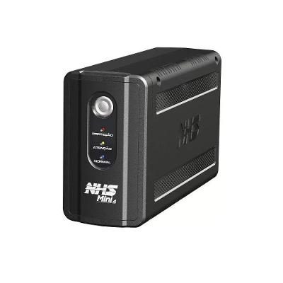 Nobreak Mini 4 600VA 300W com 1 Bateria Selada 7Ah 12V NHS