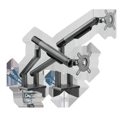 Suporte Articulado com Mola para 2 Monitores 17 a 32 Polegadas com 2 Portas USB Pcyes