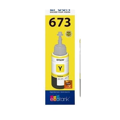 Refil de Tinta para Impressora T673420 Original Amarelo Epson 70ML