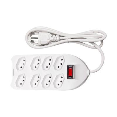 Protetor Eletronico 8 Tomadas EPE 1008+ BR Dupla Protecao Bivolt Branco Intelbras