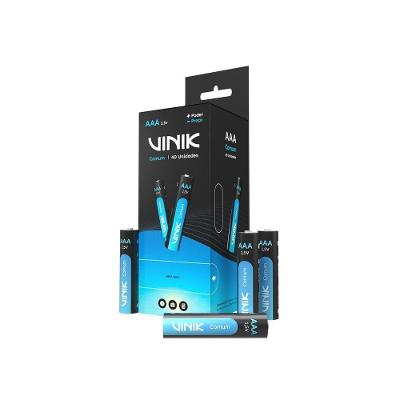 Pilha Comum AAA Tubo com 40 Unidades Energia Confiavel 1.5V Vinik