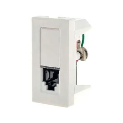 Tomada Telefone RJ11 2 Fios Legrand 1M Branca 615011BC 1