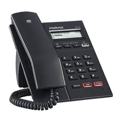 Telefone IP Voip Intelbras TIP 125i Display Grafico 128x32 Luz de Fundo Viva Voz Audio HD Poe