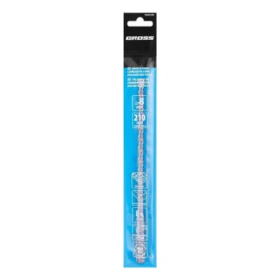 Broca Concreto SDS Plus 8 X 210mm Ponta Tungstênio e Cobalto Inox Gross
