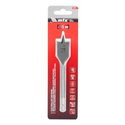 Broca Chata para Madeira 704169 Furos Precisos Inox MTX 25MM 1UN