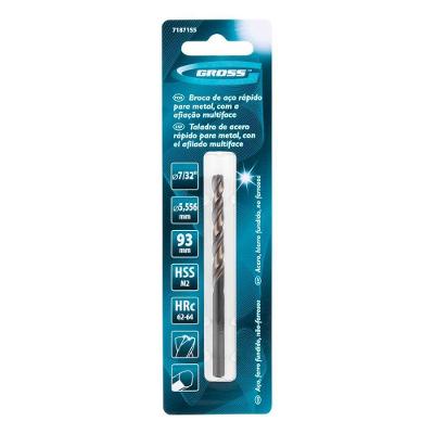 Broca Aço M2 Profissional para Metal Alta Precisão Inox Gross 7-32