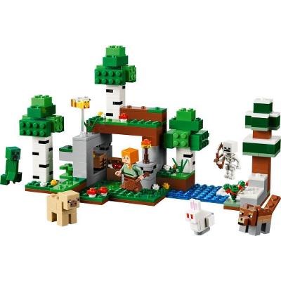 Brinquedo de Construção Aventura da Primeira Noite Minecraft com Função de Explosão Verde Lego