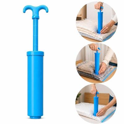 Bomba de Sucção Manual para Saco a Vácuo Portátil Organizador de Roupas Viagem Plástico Resistente