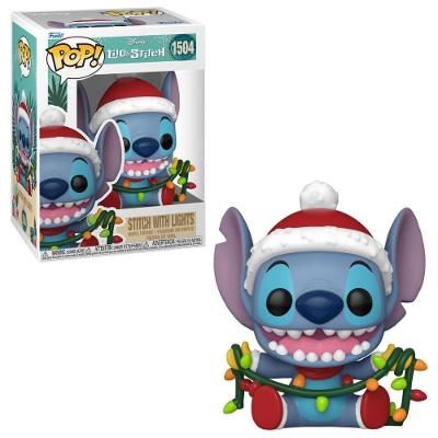 Boneco Colecionável Funko Pop Disney Stitch com Pisca Vinil Multicolorido Candide