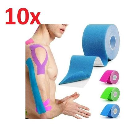 Bandagem Elastica Kinesio Tape Fisioterapia Muscular Autoadesiva Impermeavel 10 Unidades