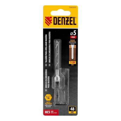 Broca Escareadora para Madeira 5mm Acabamento Profissional Bivolt Denzel