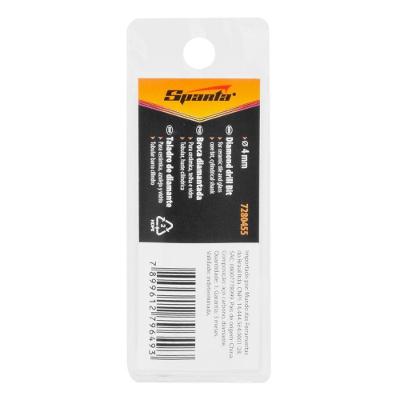 Broca Diamantada 4mm para Vidro e Cerâmica Corte Limpo sem Lascas Sparta Ferramentas