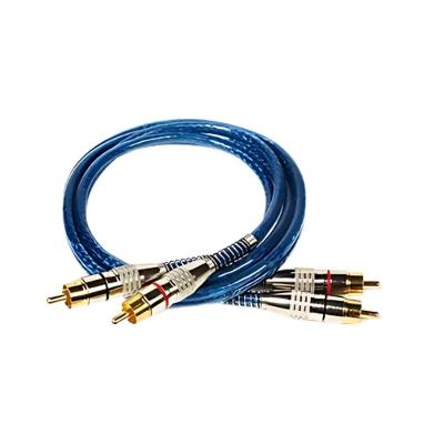 Cabo RCA NWT 2x2 Nwt para Audio e Video Blindado Bivolt Azul 1M