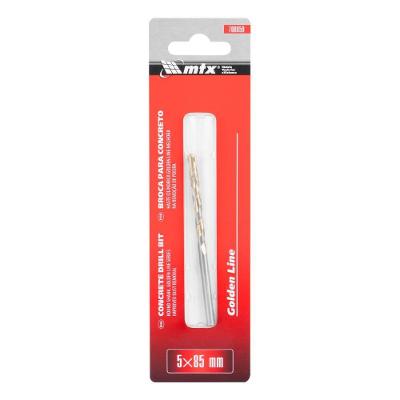 Broca para Concreto Golden Line Alta Precisao Inox MTX 5MM 85MM