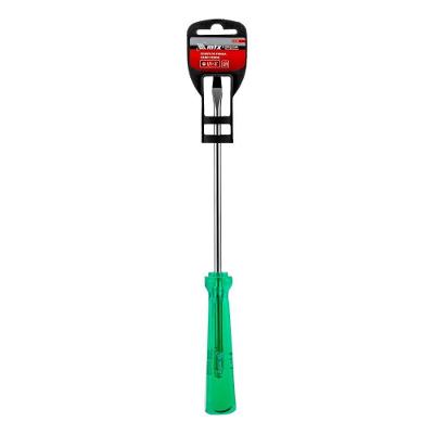 Chave de Fenda SL6 150MM Aço Crv Haste Niquelada Cabo Verde MTX