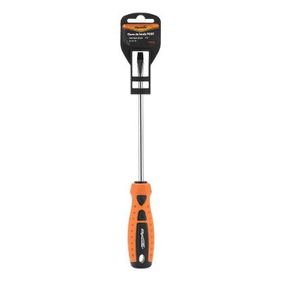 Chave de Fenda SL6 1-4 X 6 Polegadas Cabo Emborrachado Inox Sparta Ferramentas