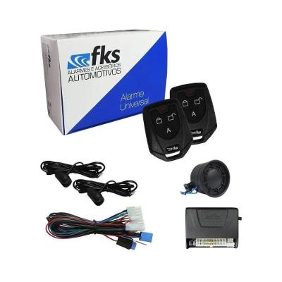 Alarme Automotivo para Veículo FK902SB Plus Subida de Vidros e Controle do Rádio Sensor de Ultrassom