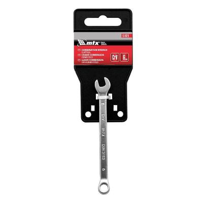 Chave Combinada 6mm Aco Cromo Vanadio Acabamento Fosco MTX 1 Peca