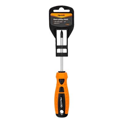 Chave Phillips PH1 3-16 Polegadas 75mm Cabo Emborrachado Ponta Fosfatada Sparta Ferramentas