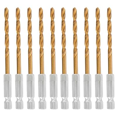 Broca Aço Rápido 4mm Nitreto de Titânio para Metal Inox MTX Bivolt