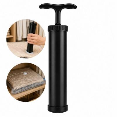 Bomba de Vácuo Manual para Saco Organizador Redução de Volume Plástico Estrutura Leve Uso em Roupas