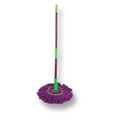 Esfregão Mop Giratório Twist 3 em 1 Limpeza Microfibra e Esponja Sistema Auto Torção para Pisos