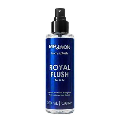 Body Splash Royal Flush Man Eau de Toilette Masculino Aromático 200ML Mr. Jack