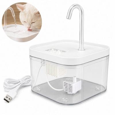 Bebedouro Fonte Automatico Pet para Gatos Transparente 0,198kg USB Bivolt Unico