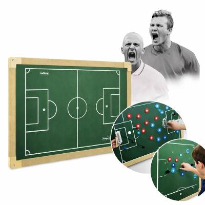 Campo de Futebol de Botao 40x60cm Tabuleiro Society Educativo MDF Quadro Verde Jogo Divertido