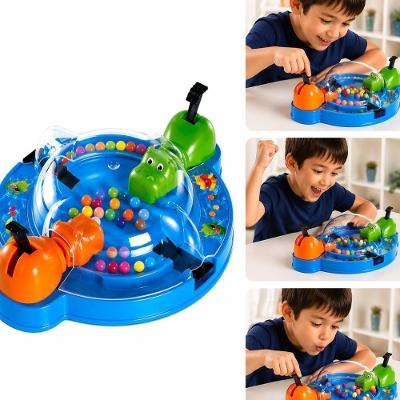 Jogo Infantil Hipopotamo Pega Tudo Brinquedo Interativo com Bolinhas Educativo Familia Plastico