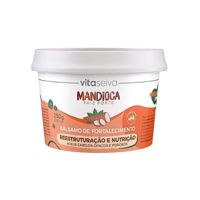 Bálsamo de Fortalecimento Mandioca Raiz Forte Reestruturação e Nutrição 250G Vita Seiva