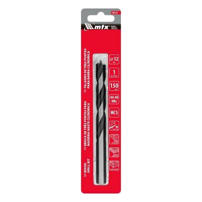 Broca para Madeira Espiral 12 X 150mm Pino Central Inox MTX