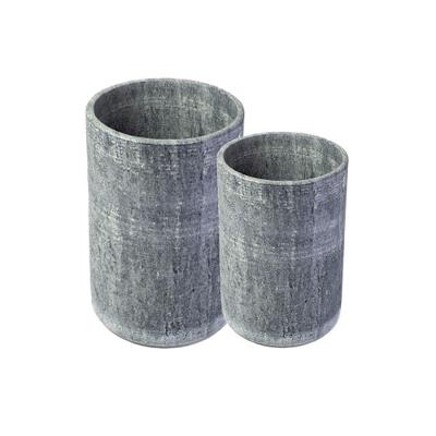 Kit Porta Utensílios Vinho Cerveja Talher Pedra Sabão 2263e2264INDSJ Uso Decorativo Inox Industria