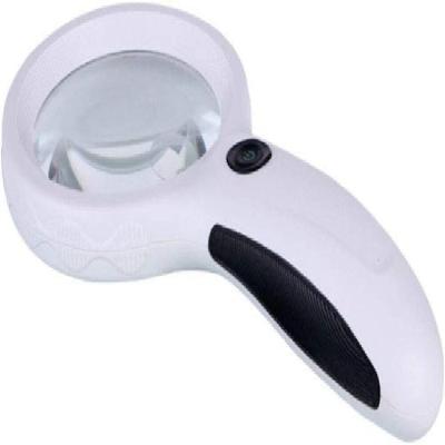Lupa para Estetica de Mao Luz de Wood com 8 Leds Branco Led Ultra Violeta Profissional 60mm